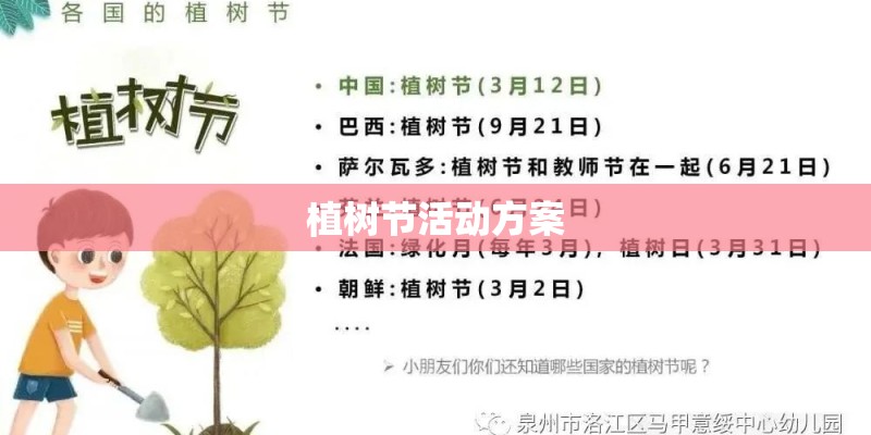 植树节活动方案