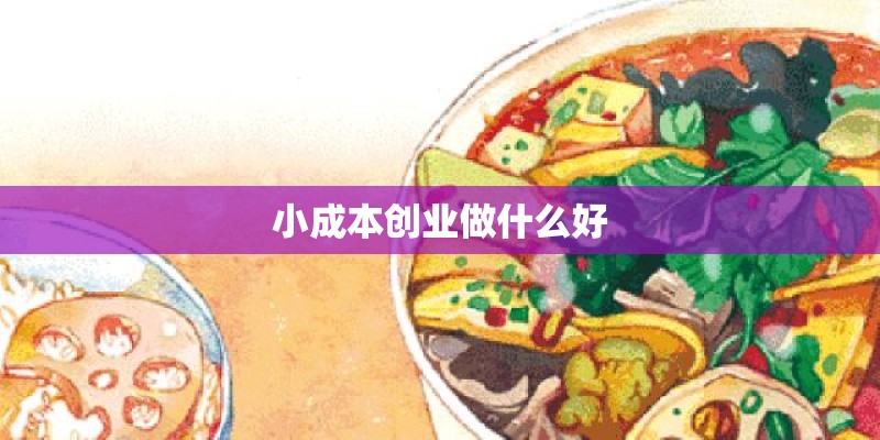 小成本创业做什么好