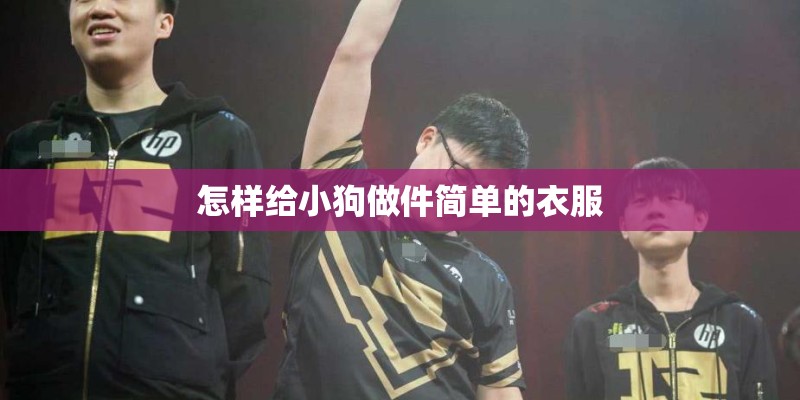 怎样给小狗做件简单的衣服 怎样给小狗做件简单的衣服