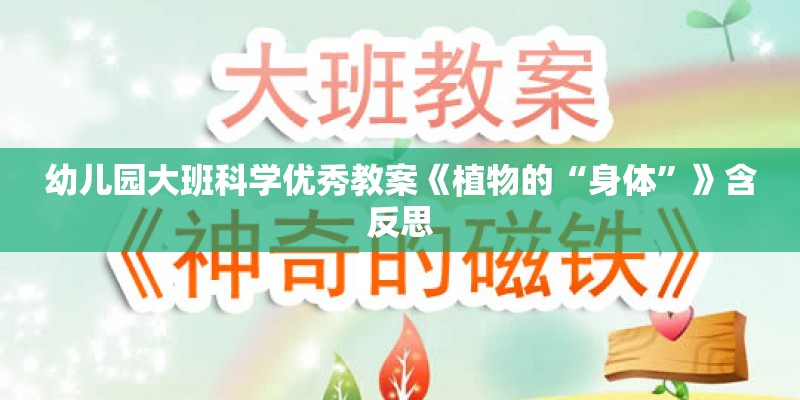 幼儿园大班科学优秀教案《植物的“身体”》含反思 幼儿园大班科学优秀教案《植物的“身体”》含反思