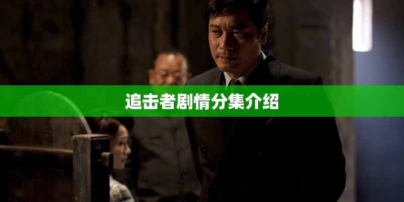 追击者剧情分集介绍 追击者剧情分集介绍
