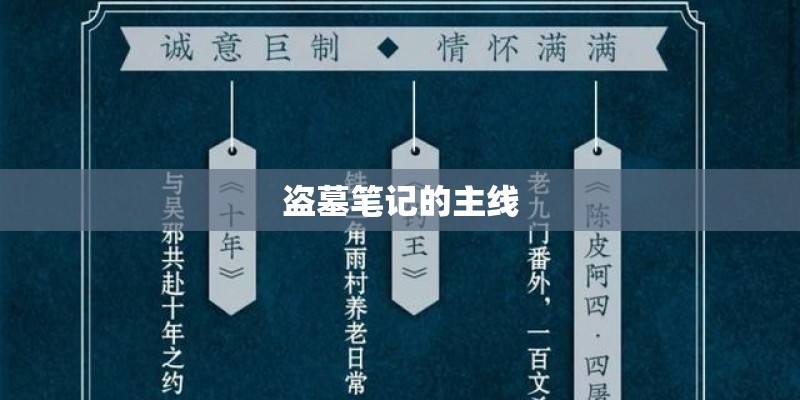 盗墓笔记的主线