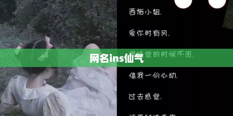 网名ins仙气