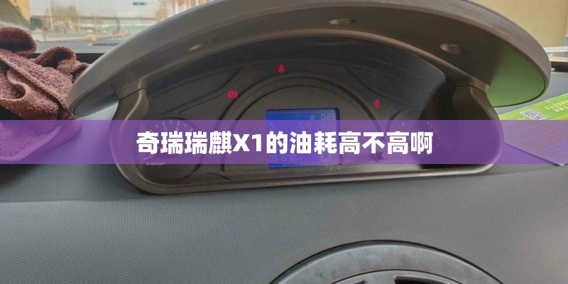 奇瑞瑞麒X1的油耗高不高啊 奇瑞瑞麒X1的油耗高不高啊