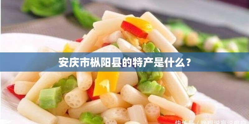 安庆市枞阳县的特产是什么？